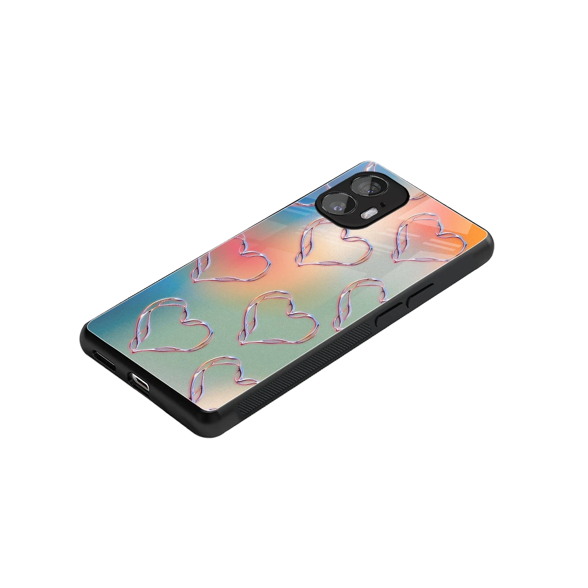 Hearts Euphoria stylish phone case for nothing phone 2 | glossy glass and slim fit