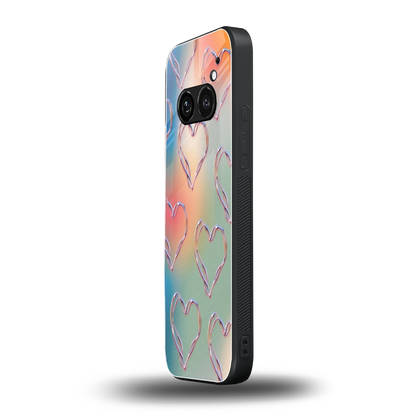 Hearts Euphoria nothing phone 2a plus mobile cover | shockproof glass phone case