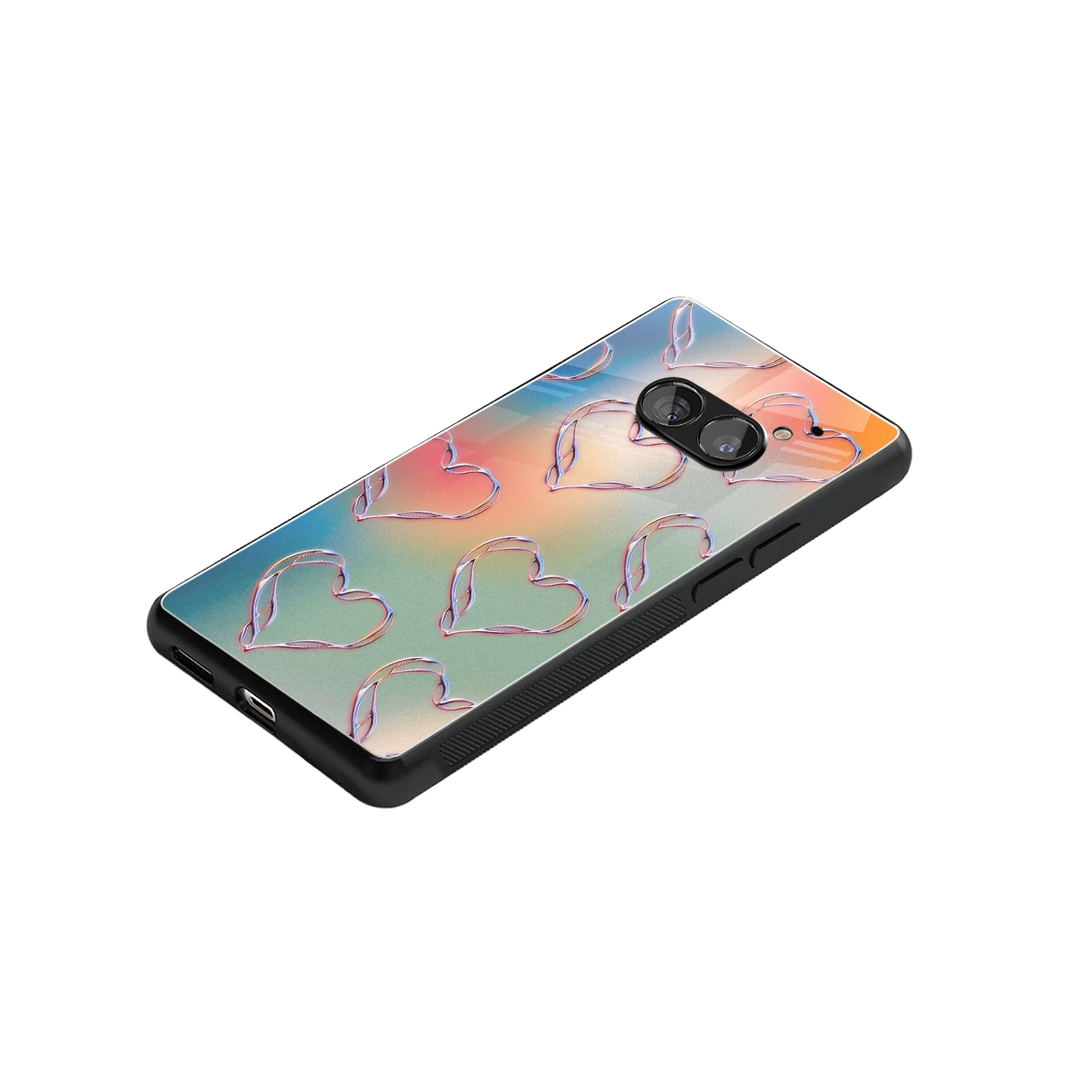 Hearts Euphoria stylish phone case for nothing phone 2a | glossy glass and slim fit