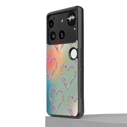 Hearts Euphoria nothing phone 3 mobile cover | shockproof glass phone case