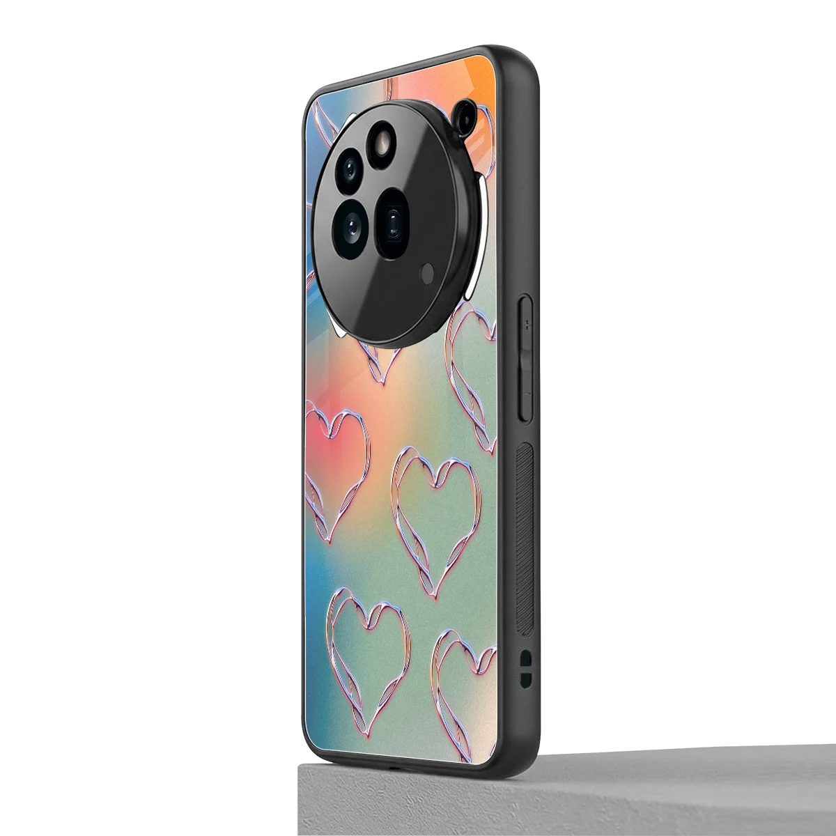 Hearts Euphoria nothing phone 3a pro mobile cover | shockproof glass phone case