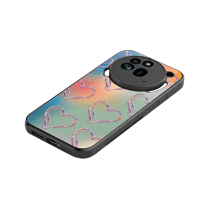 Hearts Euphoria stylish phone case for nothing phone 3a pro | glossy glass and slim fit