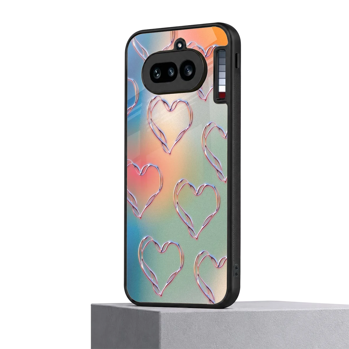 Hearts Euphoria nothing phone 4a mobile cover | shockproof glass phone case