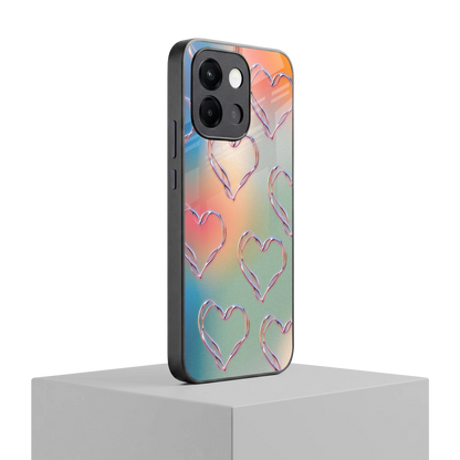 Hearts Euphoria oneplus 13s mobile cover | shockproof glass phone case