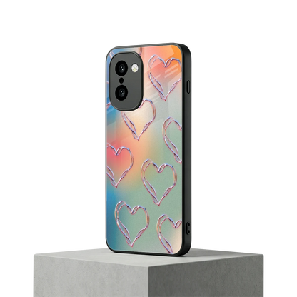 Hearts Euphoria oneplus 15r mobile cover | shockproof glass phone case