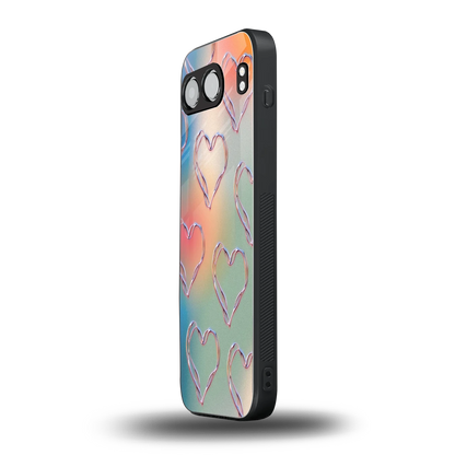 Hearts Euphoria oneplus nord 4 mobile cover | shockproof glass phone case