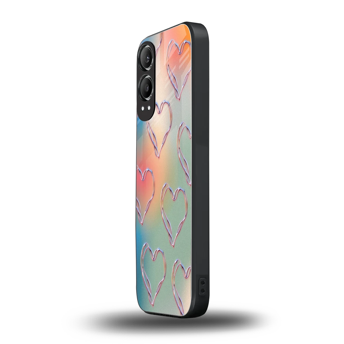 Hearts Euphoria oneplus nord ce 4 lite mobile cover | shockproof glass phone case