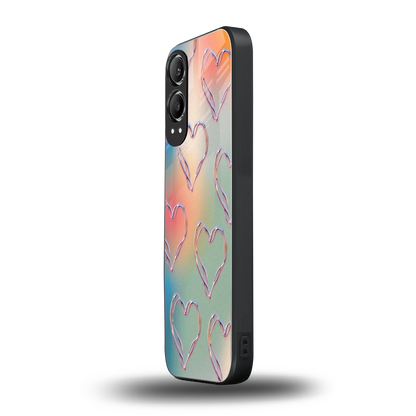 Hearts Euphoria oneplus nord ce 4 lite mobile cover | shockproof glass phone case