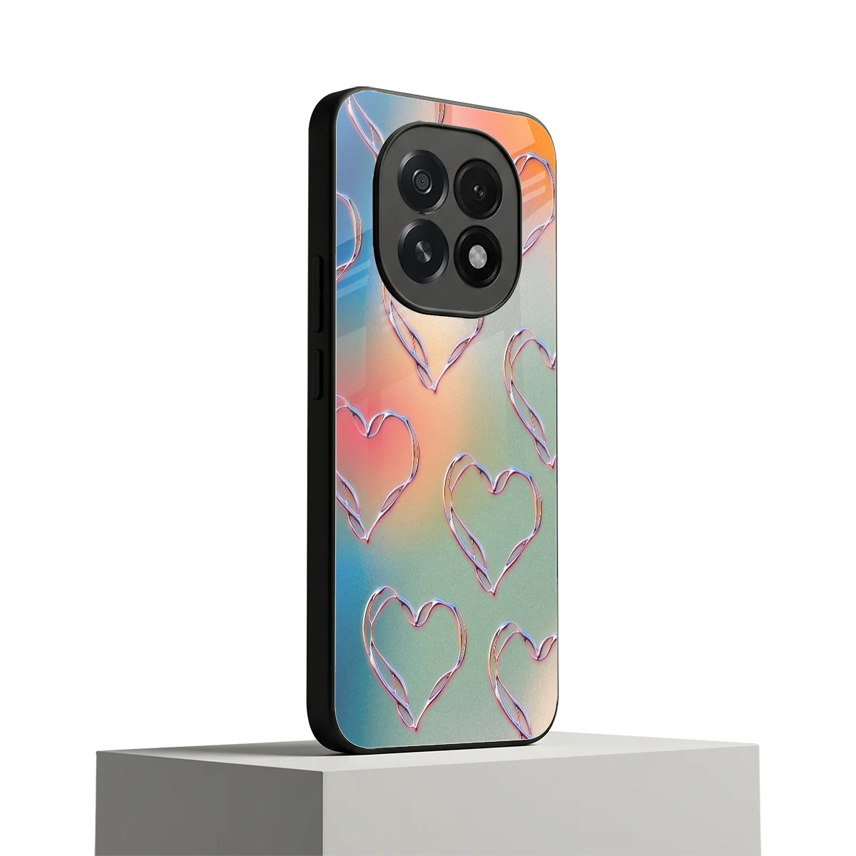 Hearts Euphoria oppo f29 5g mobile cover | shockproof glass phone case