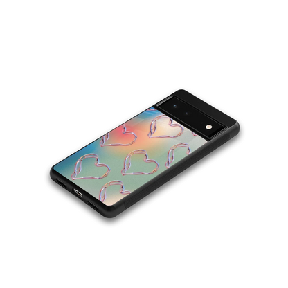 Hearts Euphoria google pixel 6 mobile cover | shockproof glass phone case