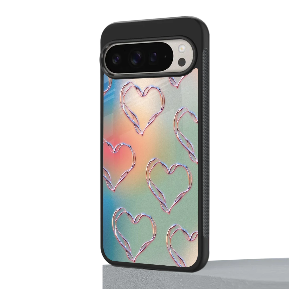 Hearts Euphoria google pixel 9 pro mobile cover | shockproof glass phone case