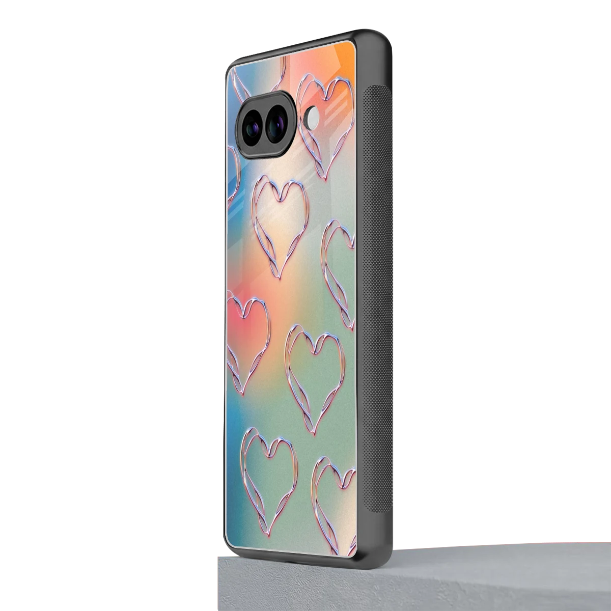 Hearts Euphoria google pixel 9a mobile cover | shockproof glass phone case