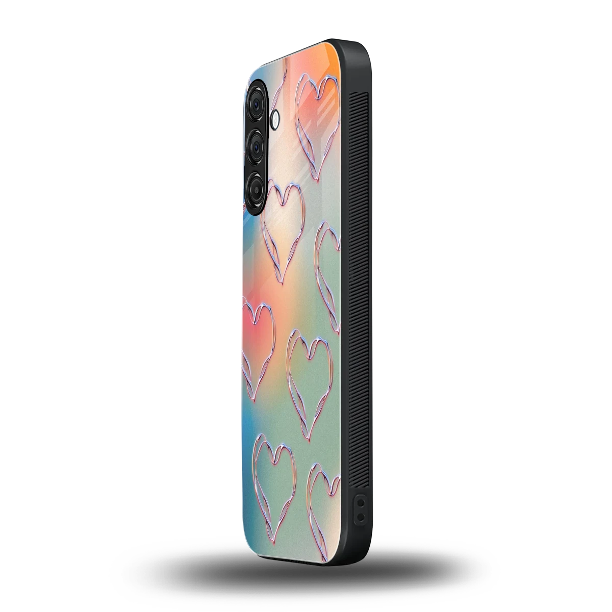 Hearts Euphoria samsung galaxy m36 5g mobile cover | shockproof glass phone case
