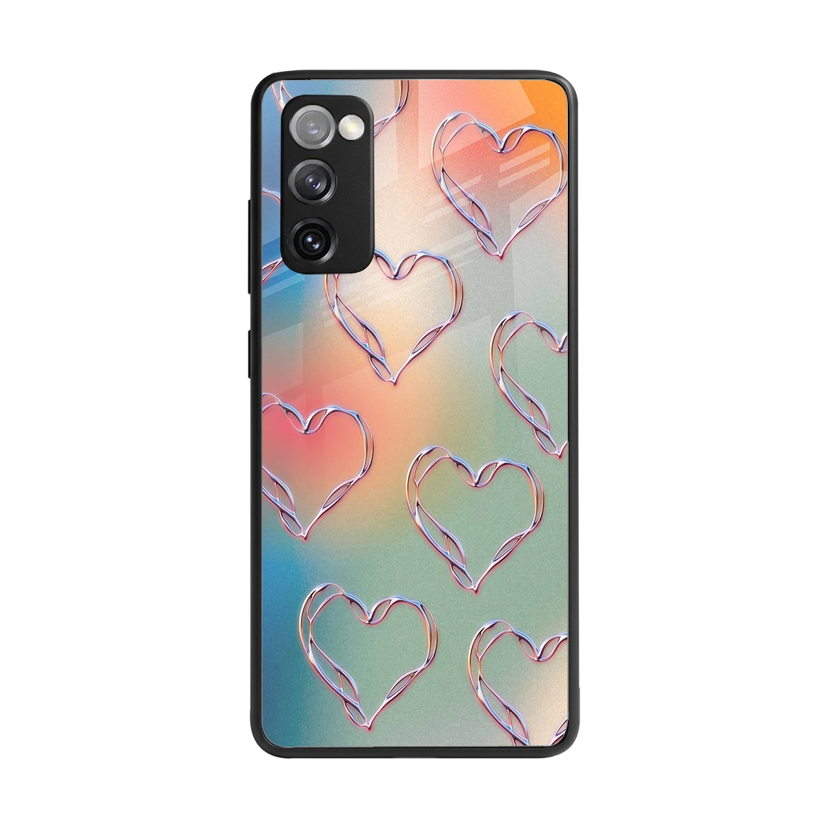 Hearts Euphoria back phone cover | glass case for samsung galaxy s20 fe