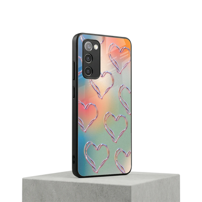 Hearts Euphoria samsung galaxy s20 fe mobile cover | shockproof glass phone case