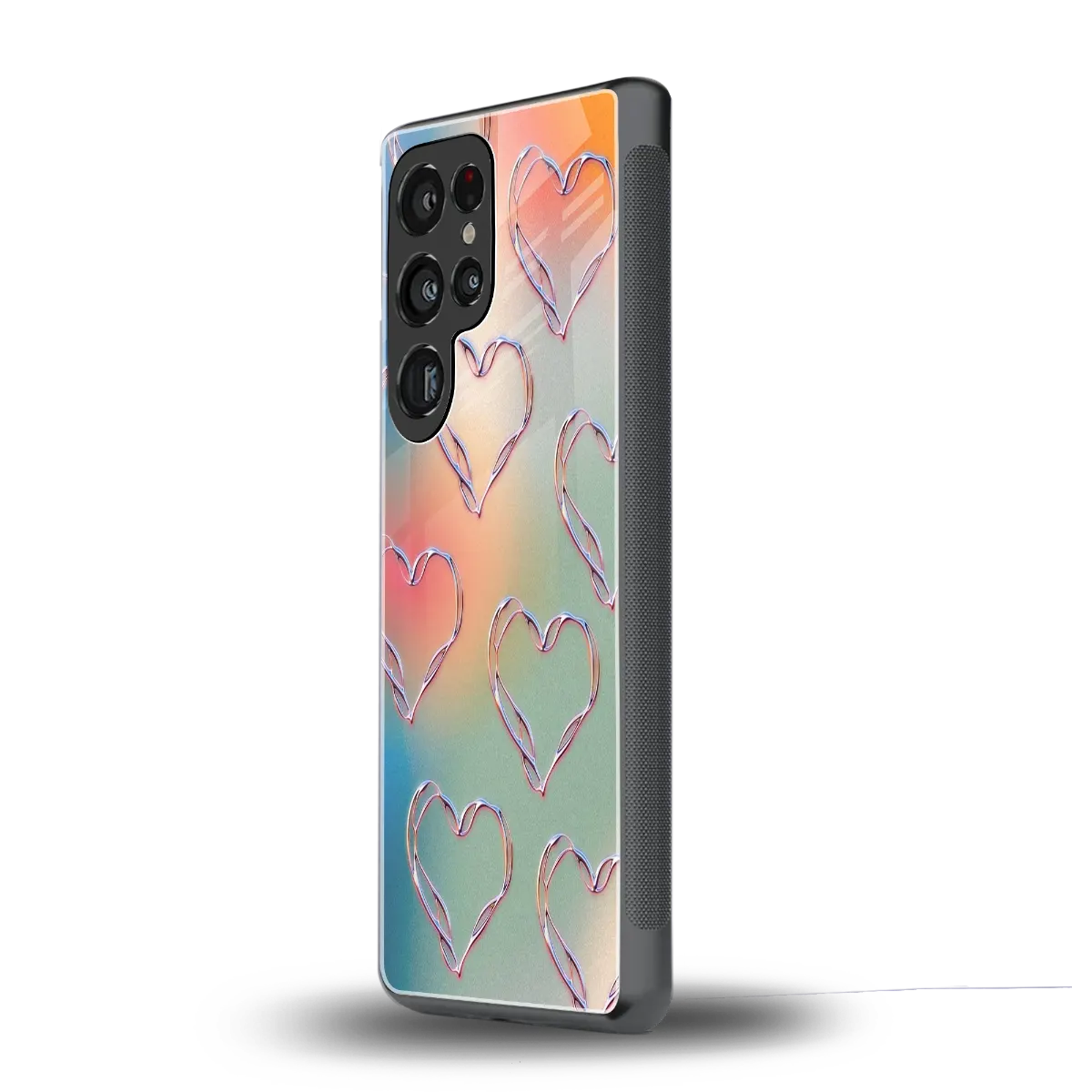 Hearts Euphoria samsung galaxy s25 ultra mobile cover | shockproof glass phone case