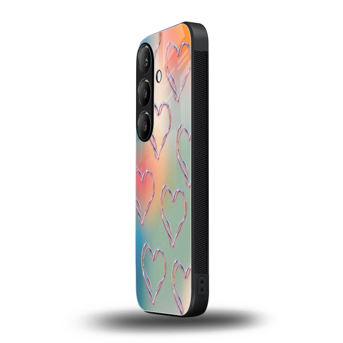 Hearts Euphoria samsung galaxy s25 mobile cover | shockproof glass phone case