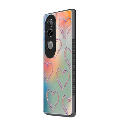 Hearts Euphoria vivo v40e mobile cover | shockproof glass phone case