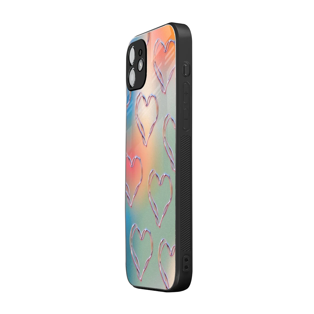 Hearts Euphoria iphone 12 mobile cover | shockproof glass phone case