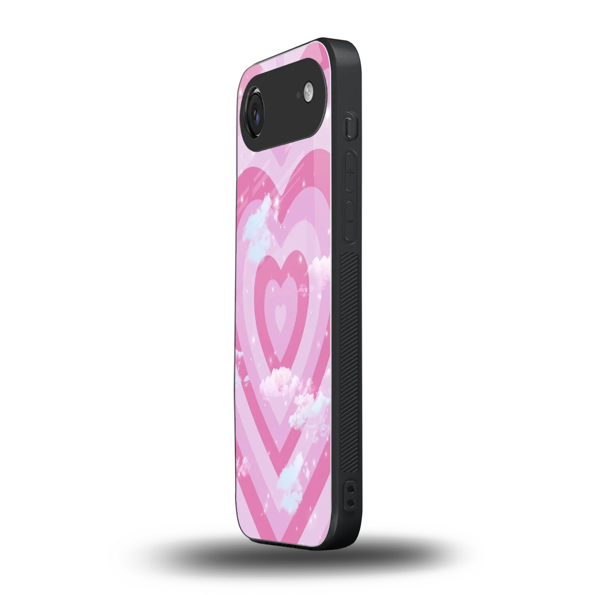 Hearts X Clouds iphone air mobile cover | shockproof glass phone case