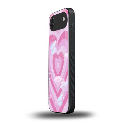 Hearts X Clouds iphone air mobile cover | shockproof glass phone case