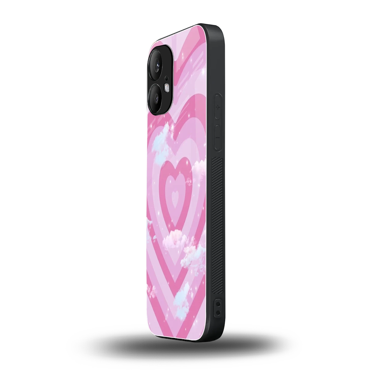 Hearts X Clouds nothing phone 2 mobile cover | shockproof glass phone case