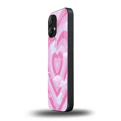 Hearts X Clouds nothing phone 2 mobile cover | shockproof glass phone case