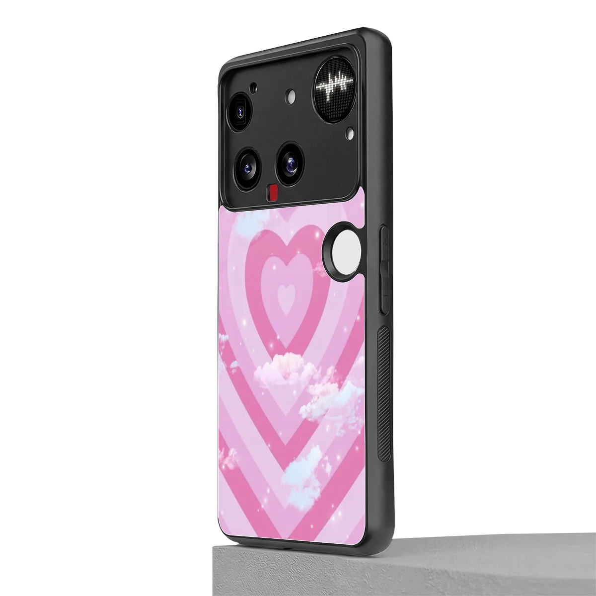 Hearts X Clouds nothing phone 3 mobile cover | shockproof glass phone case