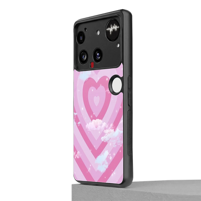 Hearts X Clouds nothing phone 3 mobile cover | shockproof glass phone case