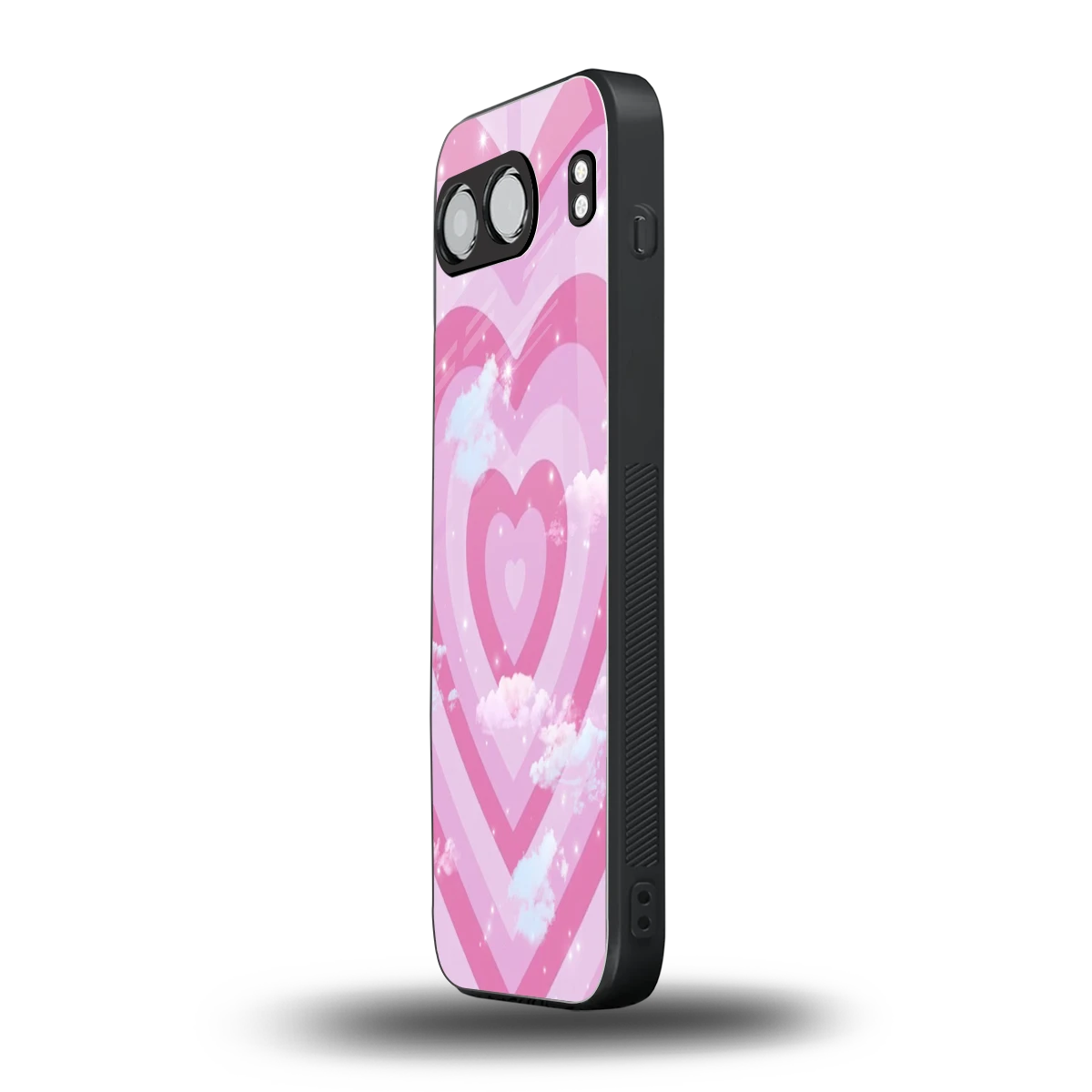 Hearts X Clouds oneplus nord 4 mobile cover | shockproof glass phone case