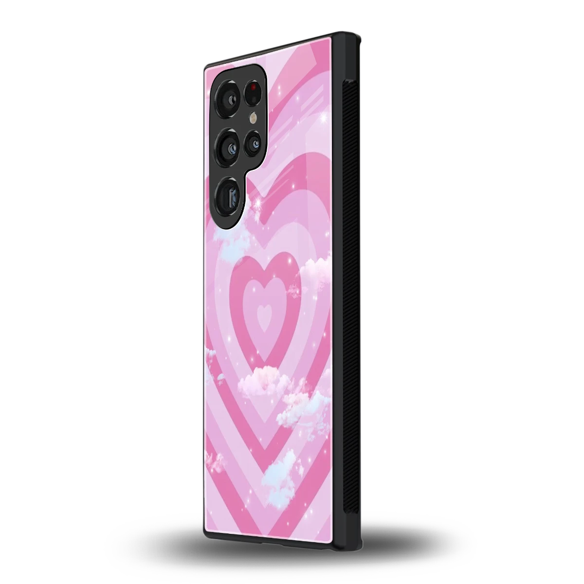 Hearts X Clouds samsung galaxy s24 ultra mobile cover | shockproof glass phone case