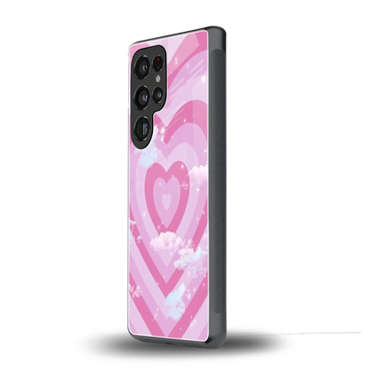 Hearts X Clouds samsung galaxy s25 ultra mobile cover | shockproof glass phone case