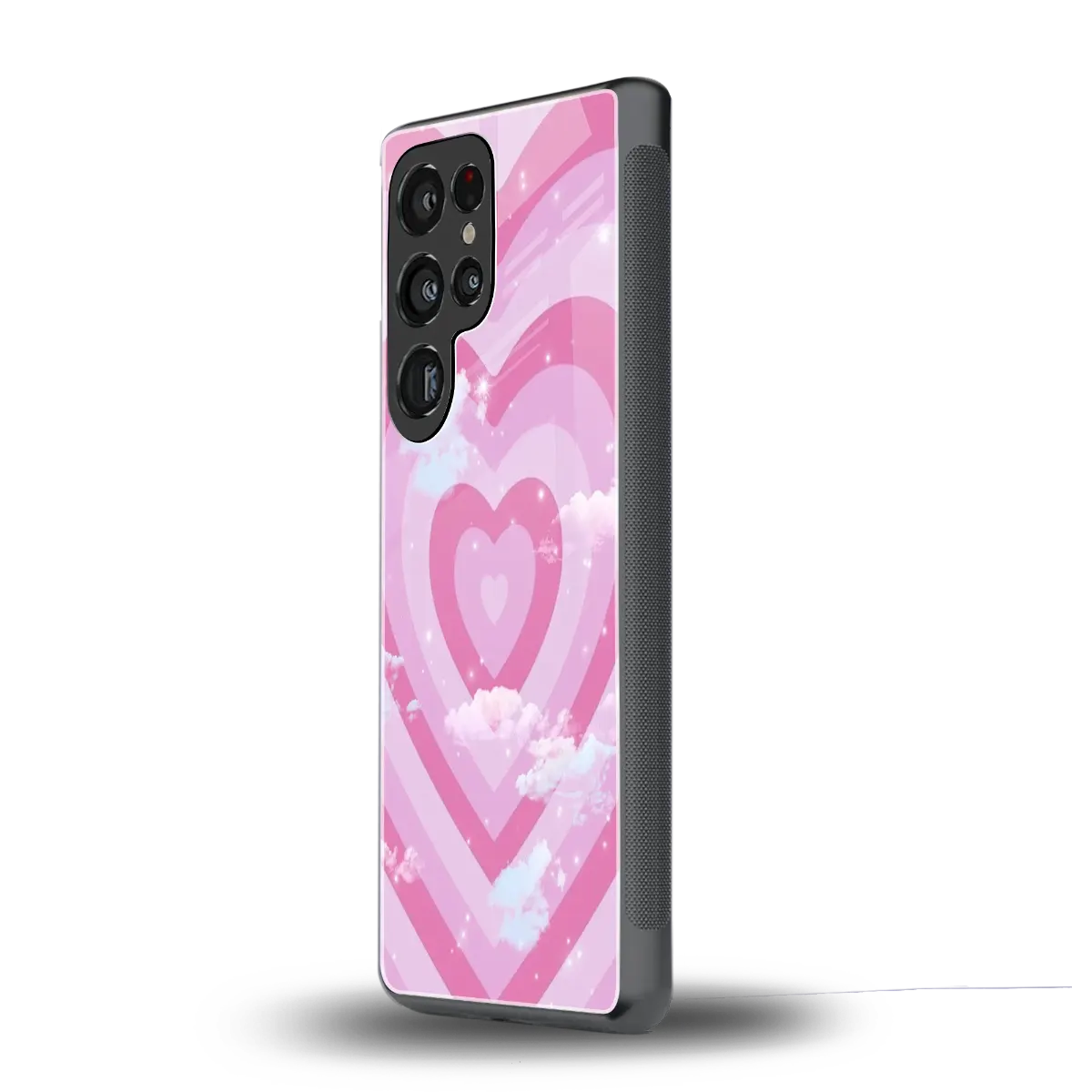 Hearts X Clouds samsung galaxy s26 ultra mobile cover | shockproof glass phone case