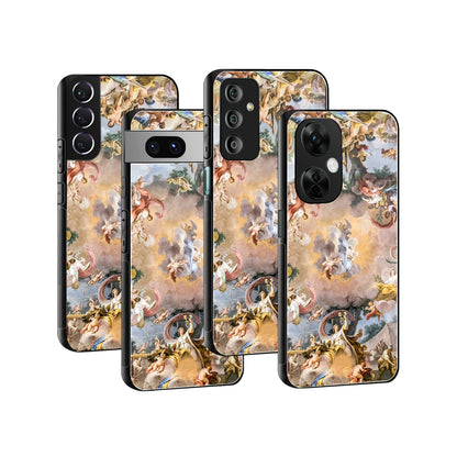 Stylish Glass Back Case for All Smartphones iPhone, Samsung, OnePlus, Pixel, Redmi, Oppo, Vivo, Motorola