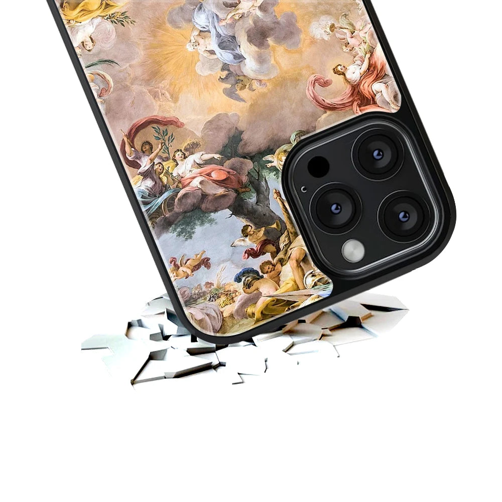 Durable Glass Back Mobile Case for iPhone, Samsung, OnePlus, Google Pixel, Redmi, Vivo, Oppo