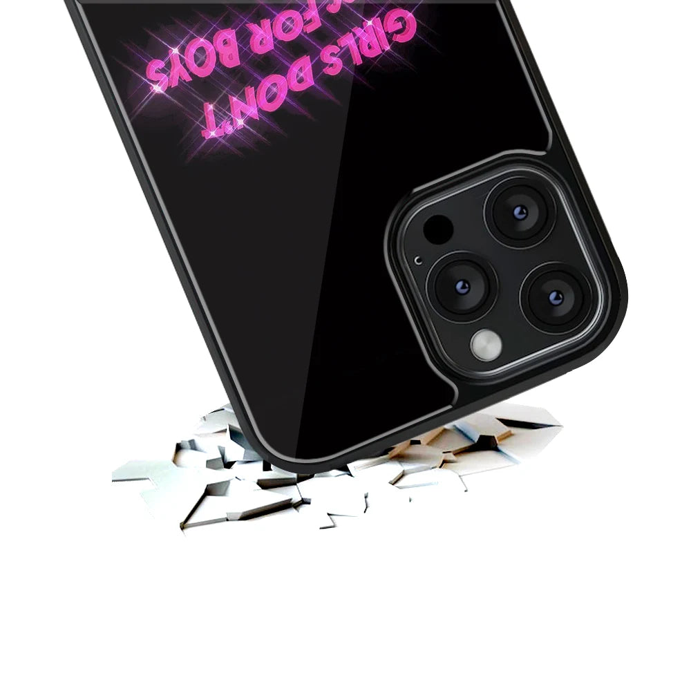 Durable Glass Back Mobile Case for iPhone, Samsung, OnePlus, Google Pixel, Redmi, Vivo, Oppo