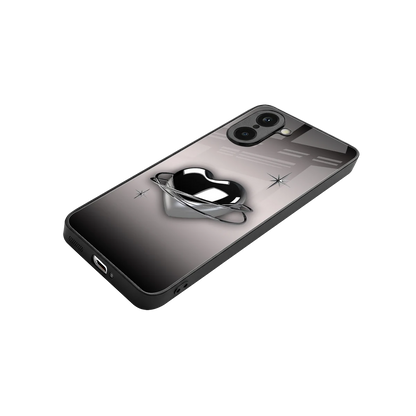 Holo Heart stylish phone case for oneplus nord ce5 5g | glossy glass and slim fit