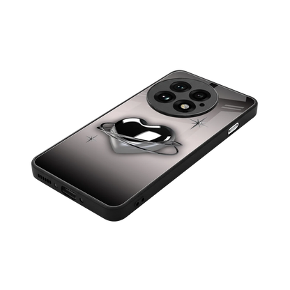 Holo Heart stylish phone case for oneplus 13 | glossy glass and slim fit