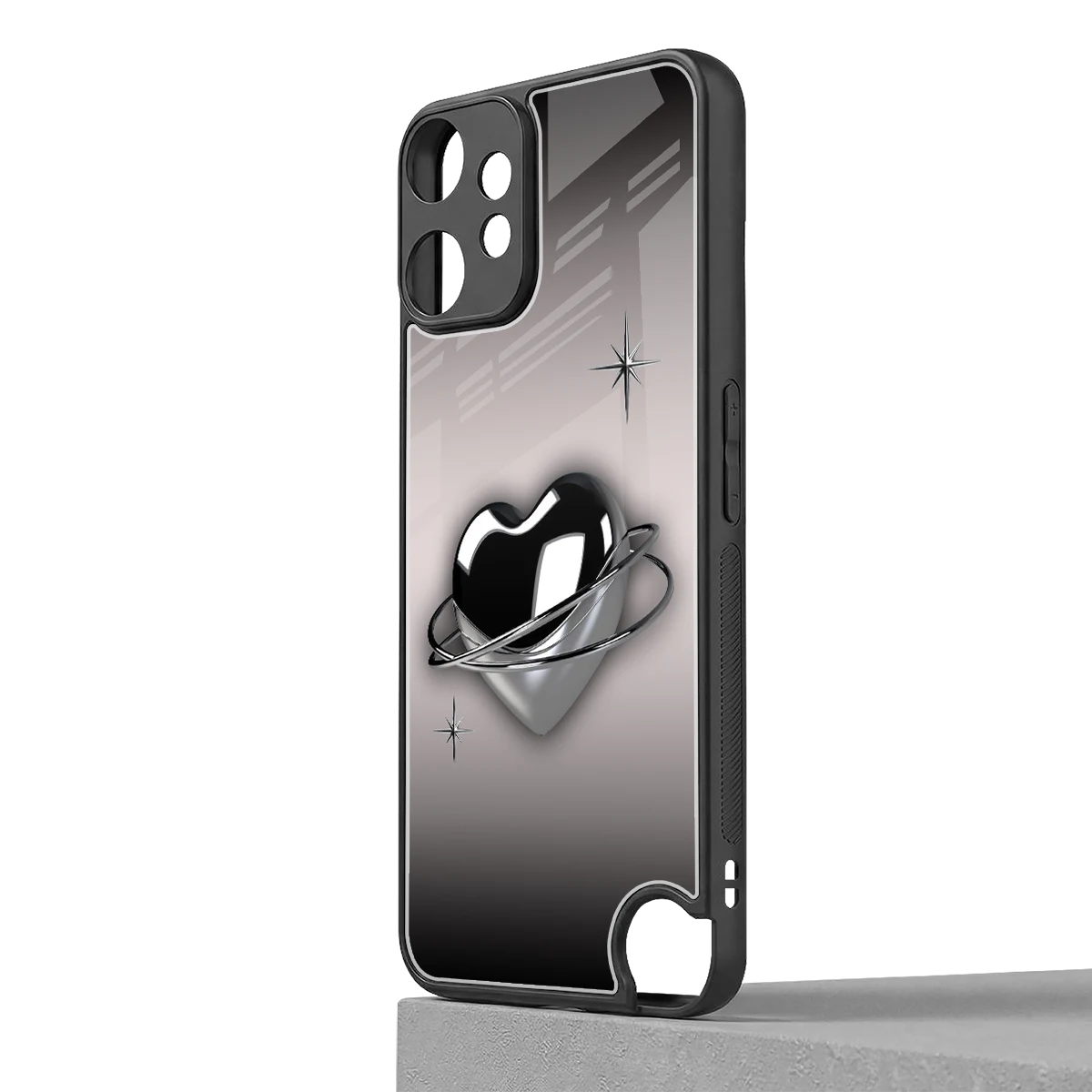Holo Heart cmf nothing phone 2 pro mobile cover | shockproof glass phone case