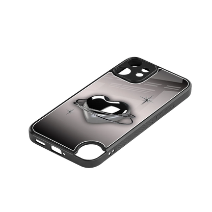Holo Heart stylish phone case for cmf nothing phone 2 pro | glossy glass and slim fit