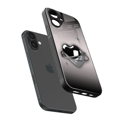Holo Heart Phone Case for Iphone 16 | Glass Case