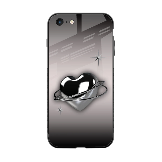 Holo Heart back phone cover | glass case for iphone 6