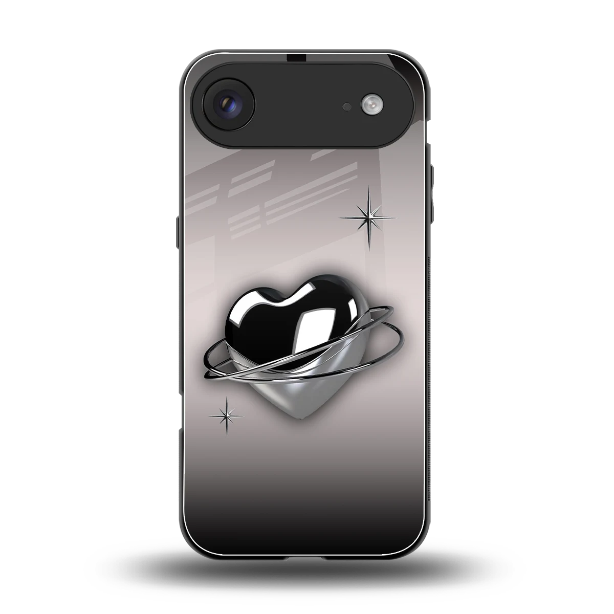 Holo Heart back phone cover | glass case for iphone air