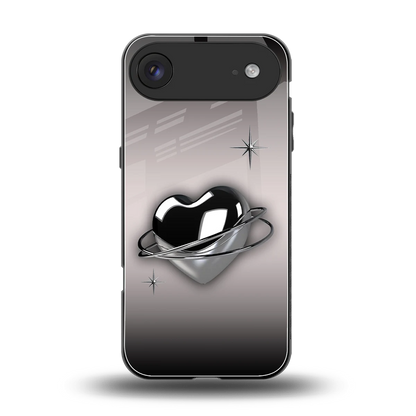 Holo Heart back phone cover | glass case for iphone air
