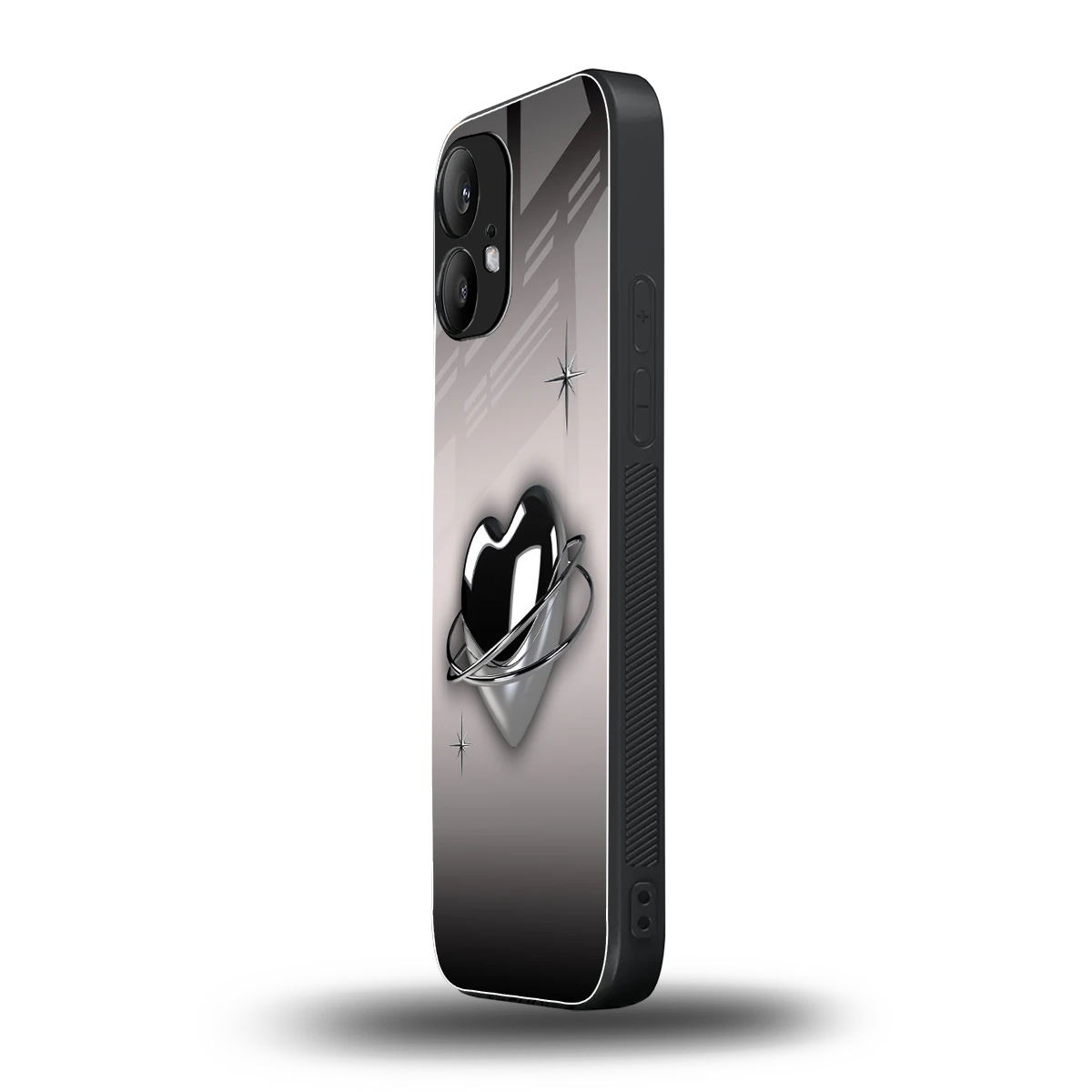 Holo Heart nothing phone 2 mobile cover | shockproof glass phone case