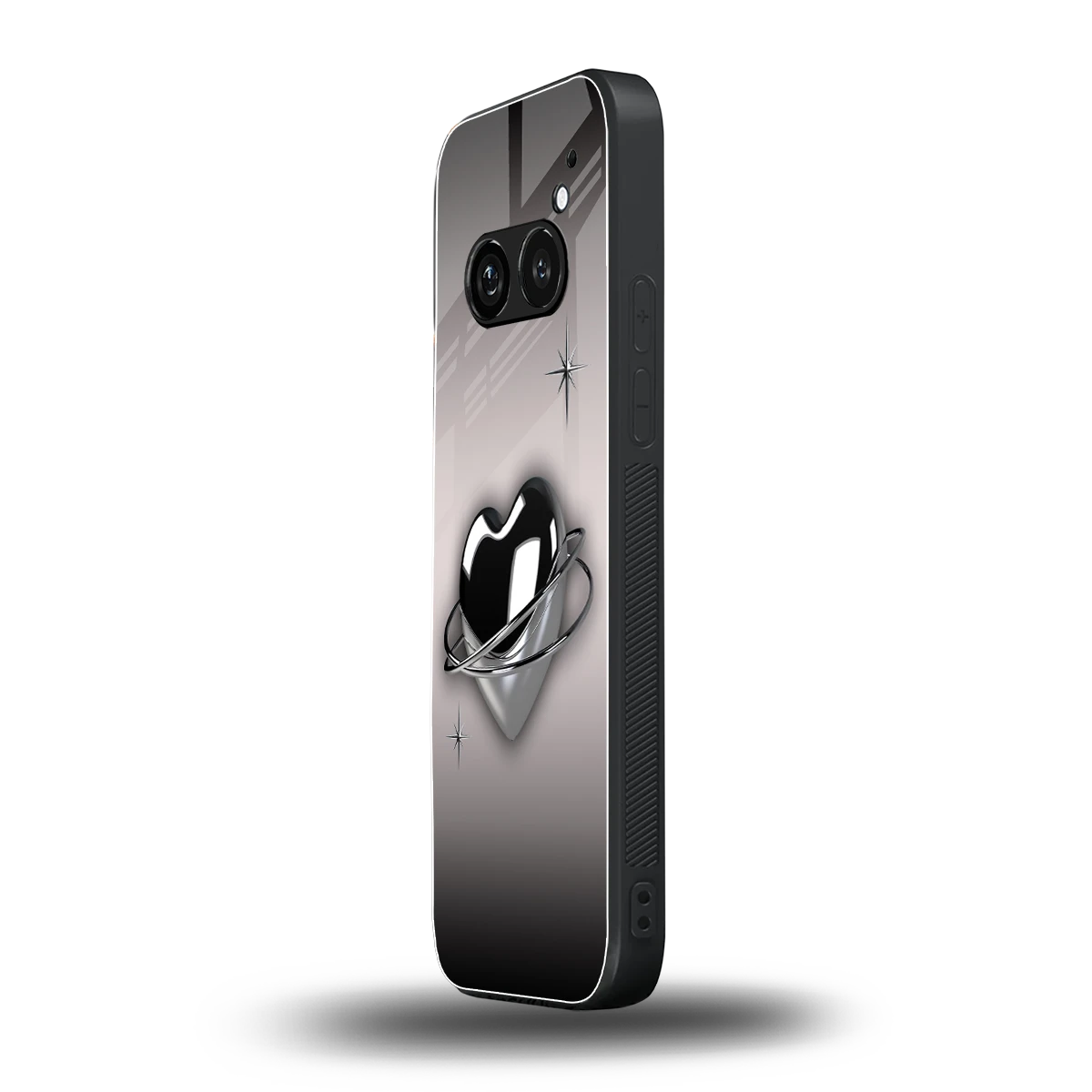 Holo Heart nothing phone 2a plus mobile cover | shockproof glass phone case