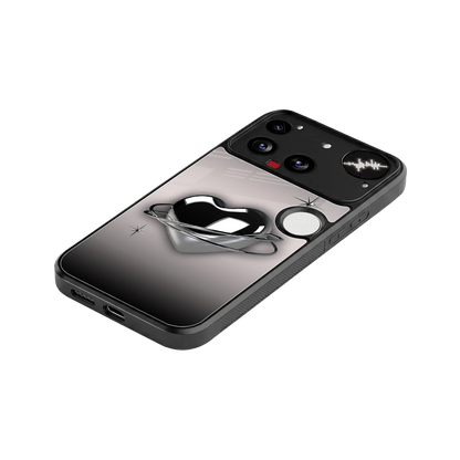 Holo Heart stylish phone case for nothing phone 3 | glossy glass and slim fit
