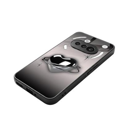 Holo Heart stylish phone case for nothing phone 3a | glossy glass and slim fit