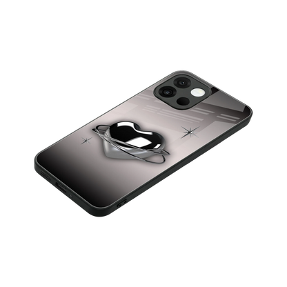 Holo Heart stylish phone case for oneplus 13s | glossy glass and slim fit