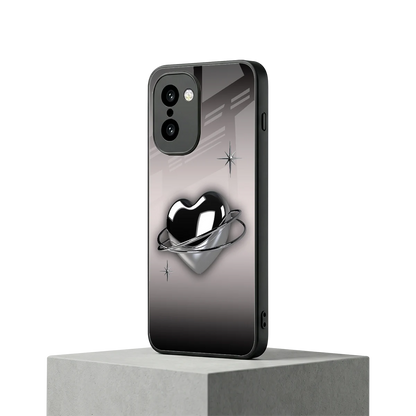 Holo Heart oneplus 15r mobile cover | shockproof glass phone case
